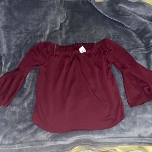 Women’s off the shoulder blouse new with tags